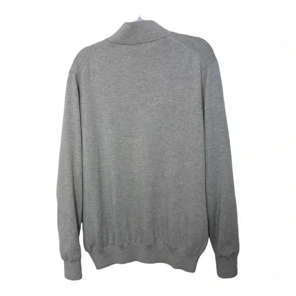 Fairway & Greene the Natural lined Merino wool quarter zip golf sweater size XXL - Picture 2 of 5